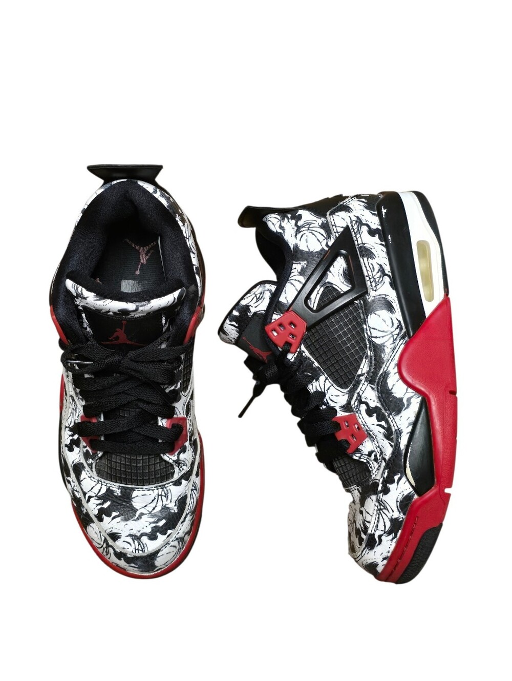 Air Jordan 4 Retro GS 'Tattoo' Sneakers Sz 6